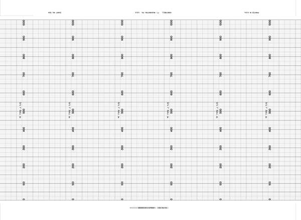 Chart, Roll, Range 0 to 1000,120 Ft