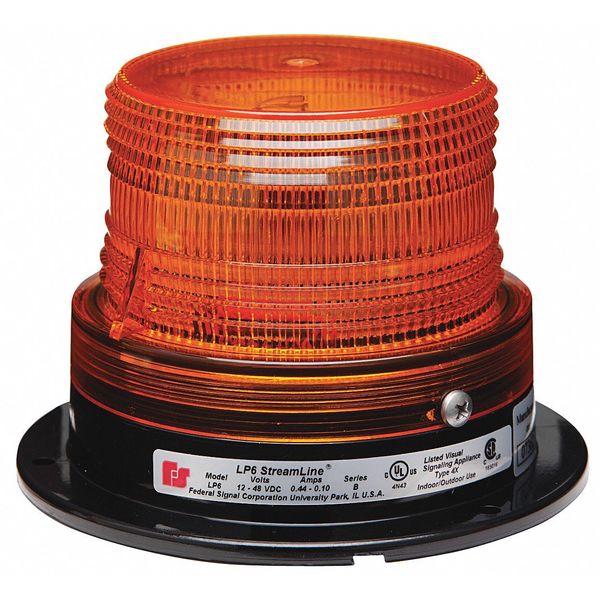 Low Profile Warning Light, Strobe, Red