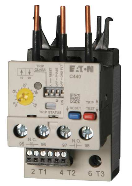 Overload Relay, 1 to 5A, Class 10/20/30, 3P