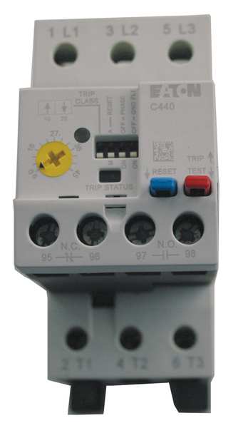 Overload Relay, 1 to 5A, Class 10/20/30, 3P