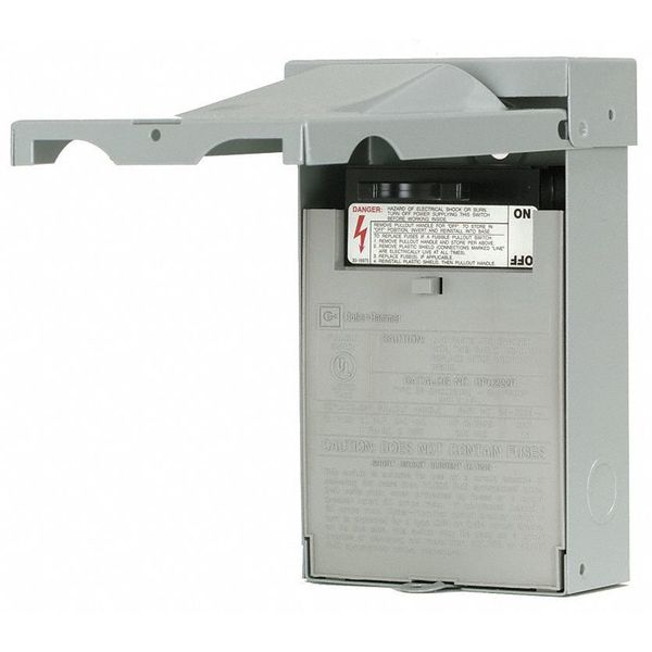 Fusible Air Conditioning Disconnect Switch, 60 A, 240V AC, 2 pole, NEMA 3R