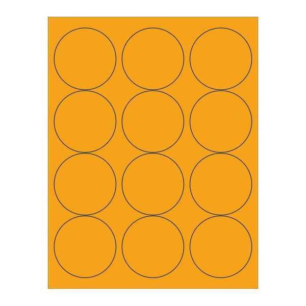 Tape Logic® Circle Laser Labels, 2 1/2
