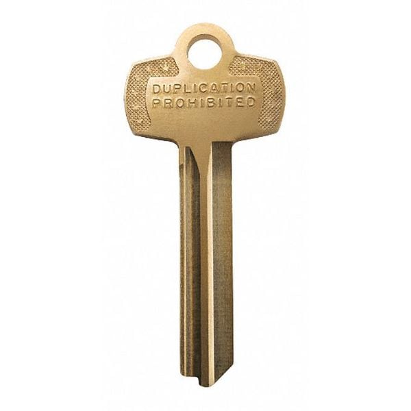 Key Blank, Keyway B, Standard Type, 7 Pins