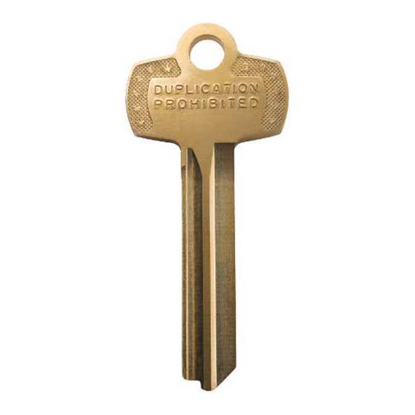 Key Blank, Keyway E, Standard Type, 7 Pins