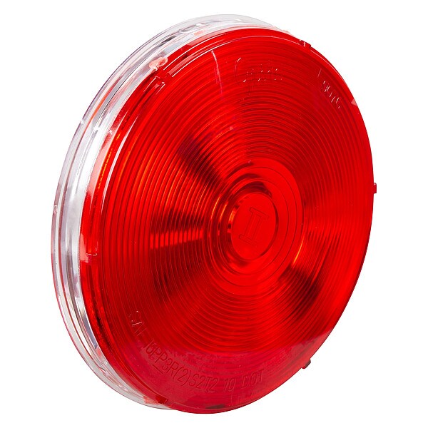 Stop/Tail/Turn Lamp, Red, Round
