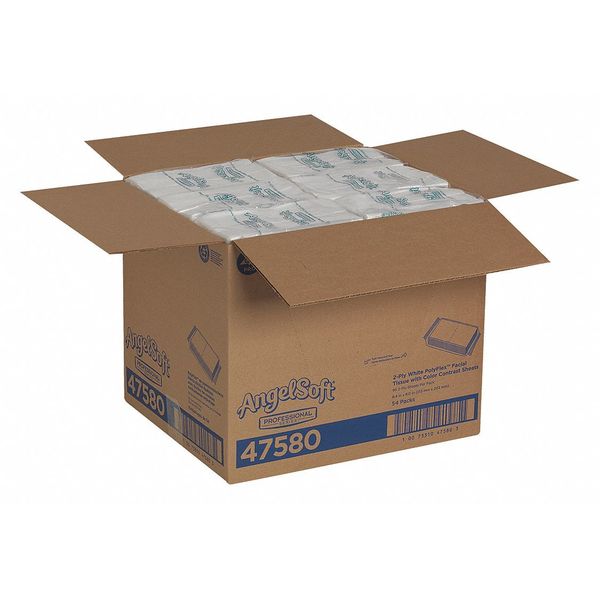 Angel Soft Professional Series 2 Ply Facial Tissue, 96 Sheets