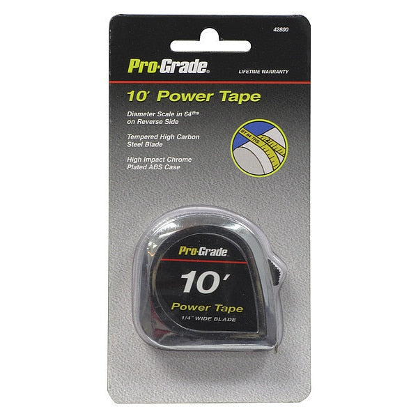 10 ft. Tape Measure, 1/4