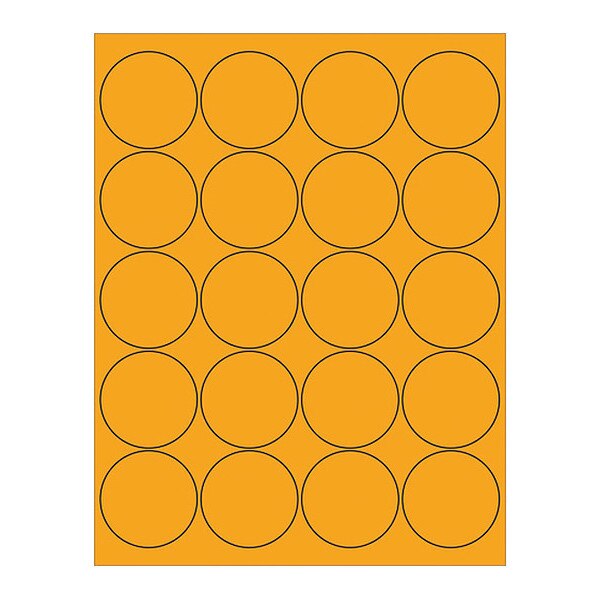 Tape Logic® Circle Laser Labels, 2