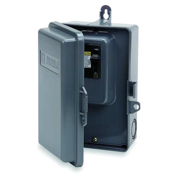 Air Conditioning Single Throw Disconnect Switch, 60 A, 240V AC, 2 pole, NEMA 3R