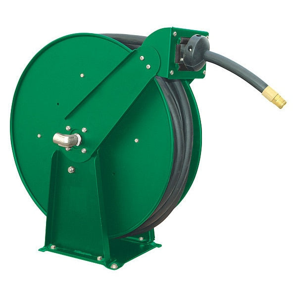 Spring Return Hose Reel, 1/2 in Hose Dia., 100 ft Length, 300 psi