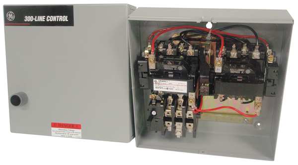 Reversing Magnetic Motor Starter, 1 NEMA Rating, 480V AC, 3 Poles