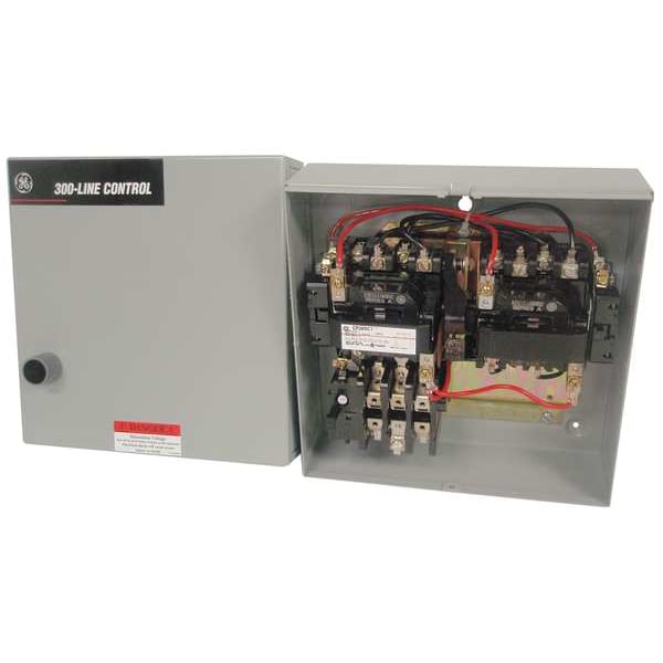 Reversing Magnetic Motor Starter, 1 NEMA Rating, 480V AC, 3 Poles