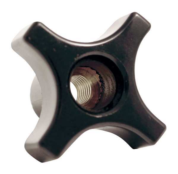 Four Prong Knob, Clamp Knob, 1/2-13 Size, 1.14