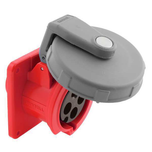 Heavy Duty Products, IEC Pin and Sleeve, Receptacle Switched, 100 A 3 Phase 480 VAC