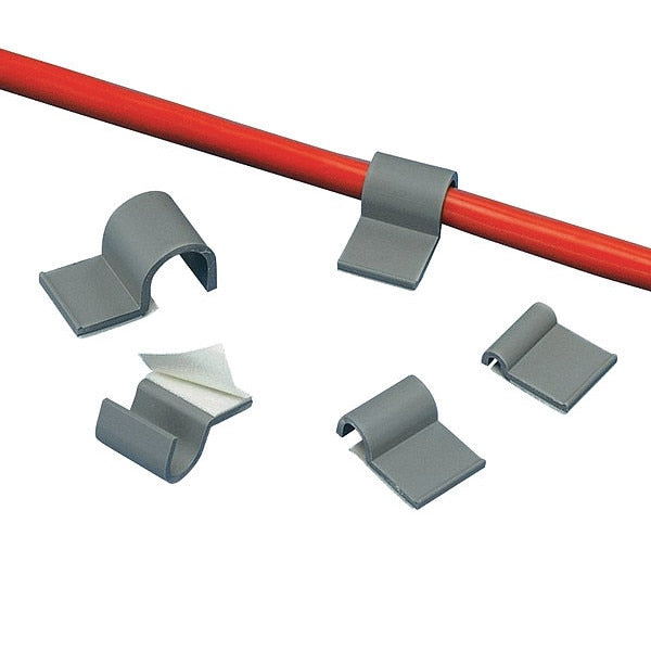 Wire Clip, Gray, 0.25