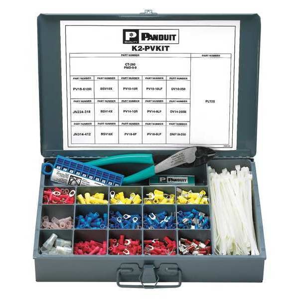 22-10 AWG Wire Termination Kit w/Tool 1121 Piece