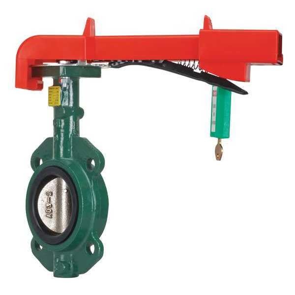 Butterfly valve lockout