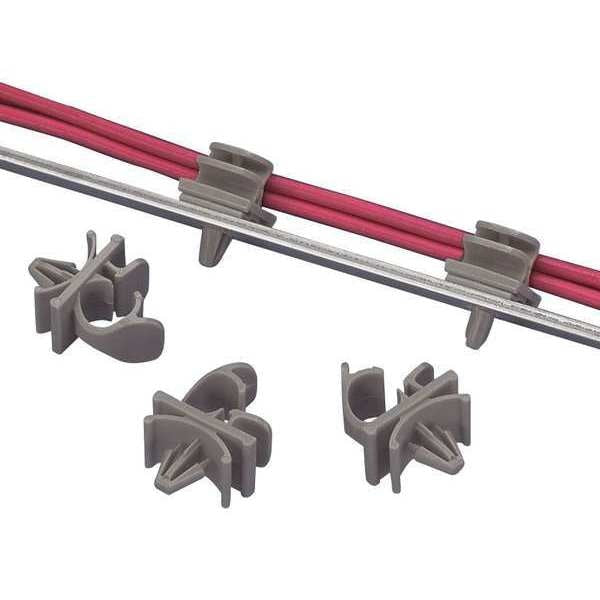 Wire Clip, Push Mount, PK100