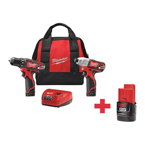 Cordless Combination Kit, 12.0V, Li-Ion