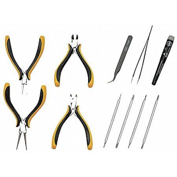 4 1/2 in Precision Diagonal Cutting Plier Flush Cut Pointed Nose Uninsulated