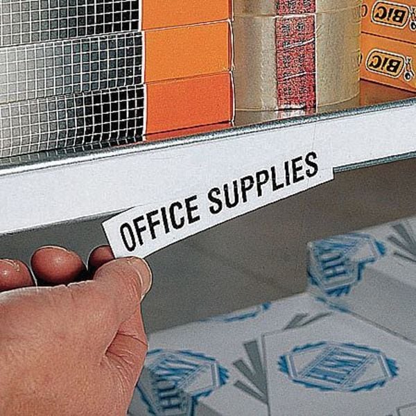 Label Holder, Self Adhesive, 1-1/4x48, PK6