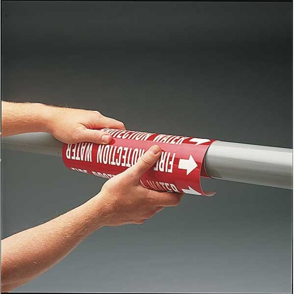Pipe Mrkr, Hydraulic Line, 1-1/2to2-3/8 In