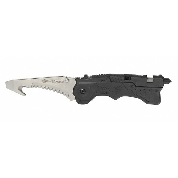 Folding Knife, Blunt Point w/Hook, 4.8 In