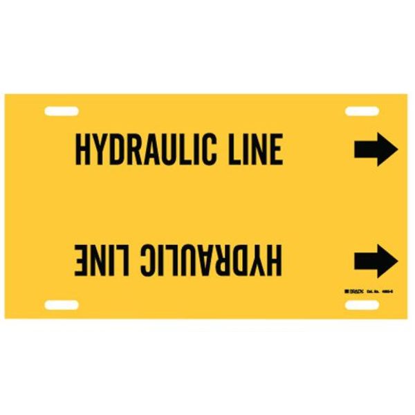 Pipe Marker, Hydraulic Line, Y, 8to9-7/8 In
