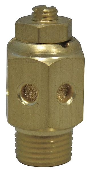 Speed Control Muffler, 3/8 NPT, 11/16 Hex
