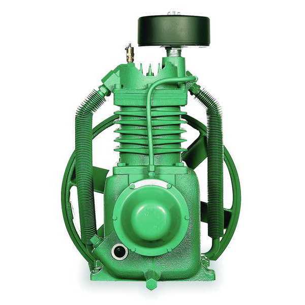 Air Compressor Pump, 5 hp, 7 1/2 hp, 2 Stage, 2 qt Oil Capacity, 2 Cylinder