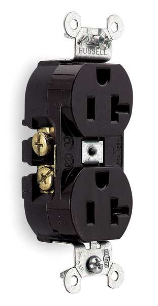 20A Duplex Receptacle 125VAC 5-20R BN