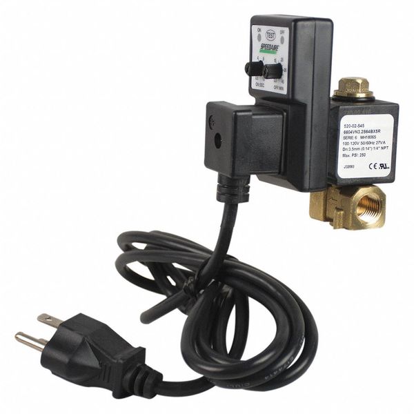 Valve, Timed Electric Auto Drain, 1/2 in Drain Size, 4.53 gpm Drain Rate, 0.5 min to 45 min