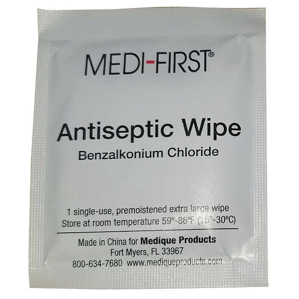 Antiseptic Wipes, 16-7/8 In., PK100