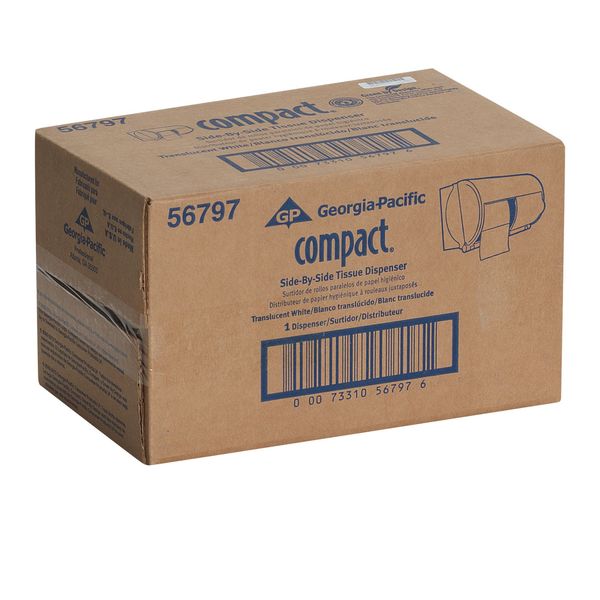Toilet Paper Dispr, Coreless, 7-1/8 In. H