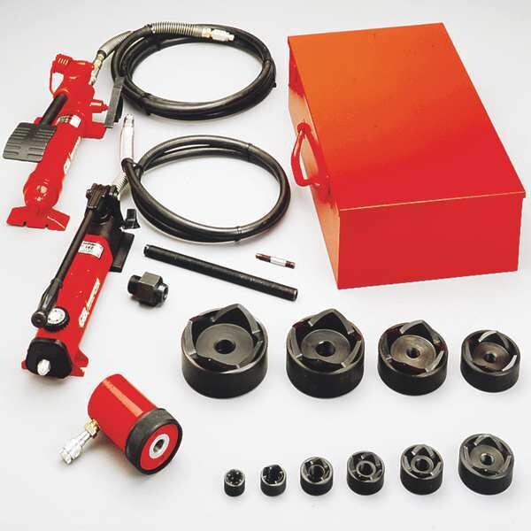 10 Piece Hydraulic Punch Driver Set, 10 ga.