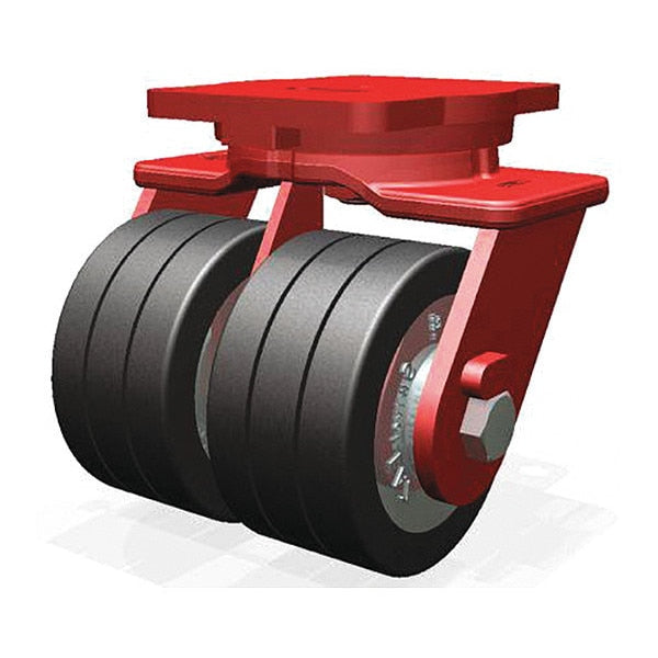 Extra Heavy Duty Dual Wheel Swivel Caster, 6