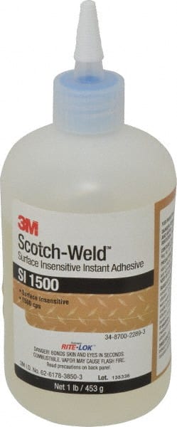 1 Lb Bottle Clear Instant Adhesiveseries