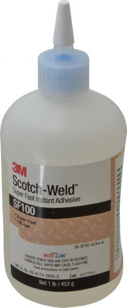 1 Lb Bottle Clear Instant Adhesiveseries