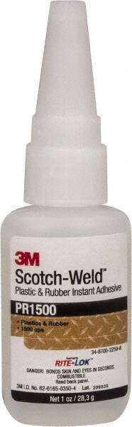 1 Oz Bottle Clear Instant Adhesiveseries