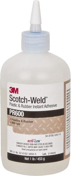1 Lb Bottle Clear Instant Adhesiveseries