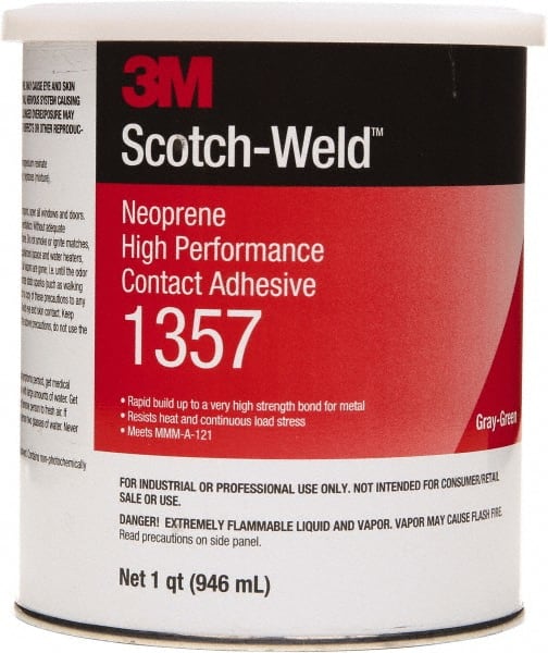 1 Qt Can Green Contact Adhesive1357 1qt