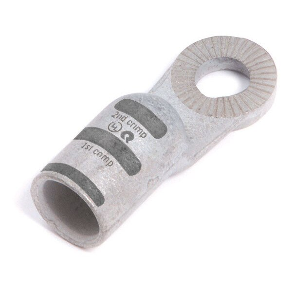 Stud Locking Terminal, 1/0 Ga, 3/8