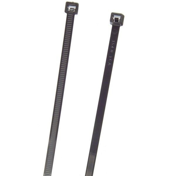 Standard Tie, Black, 11.1