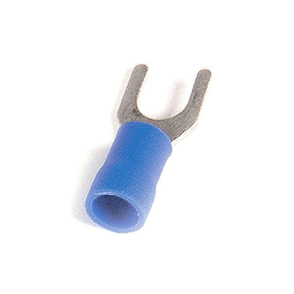16-14 AWG Vinyl Spade Terminal #4, #6 Stud PK100