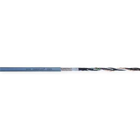 Shielded Continuous Flex Data Cable 14 pr Conductor GY