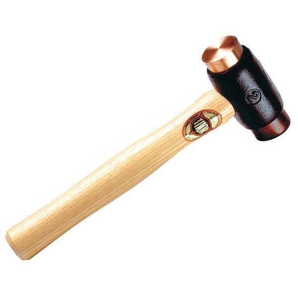 1.3lb copper hammer with an ash handle