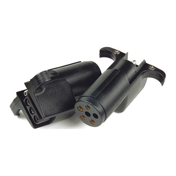 Adapter, 6 Pole Round to 4 Pole Flat