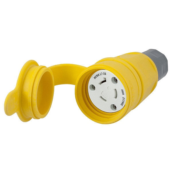 20A Watertight Locking Connector 2P 3W 277VAC L7-20R