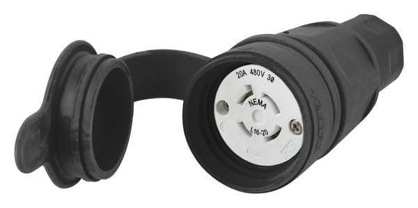 20A Watertight Locking Connector 3P 4W 480VAC L16-20R
