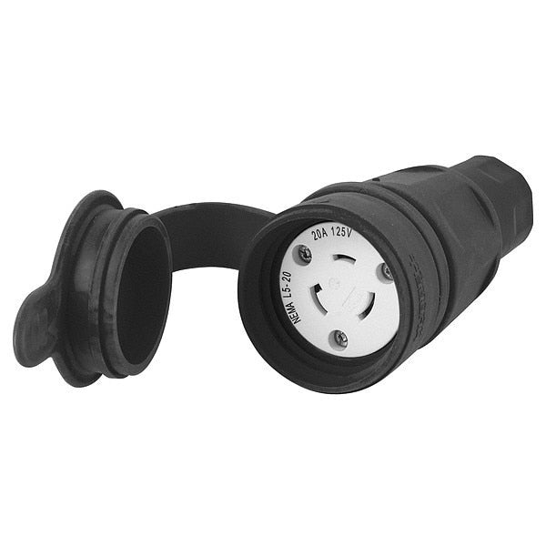 20A Watertight Locking Connector 2P 3W 125VAC L5-20R